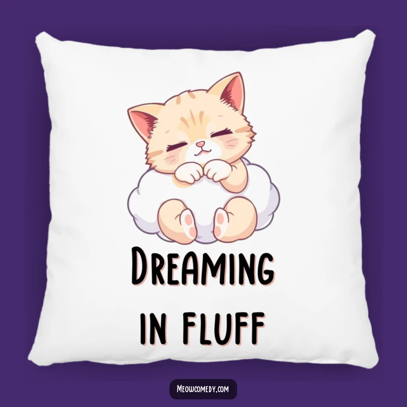 Funny Cat Kneading Cloud Pillow: Serene Comfort for Your Cozy Space