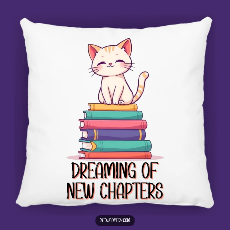 Funny Book Cat Pillow: Cozy Comfort Meets Literary Charm