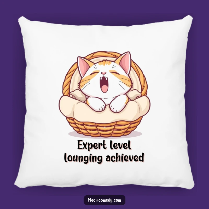 Funny Cat Yawning Pillow: Cozy Comfort & Hilarious Sleepy Vibes