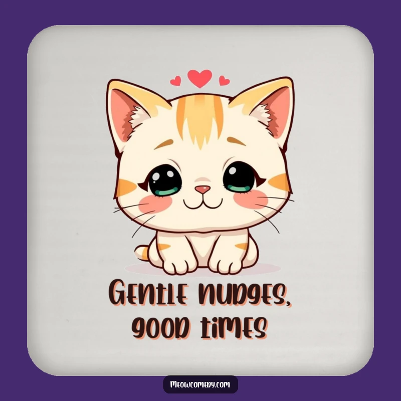 Funny Cat Headbutt Coasters: Protect Surfaces with Love