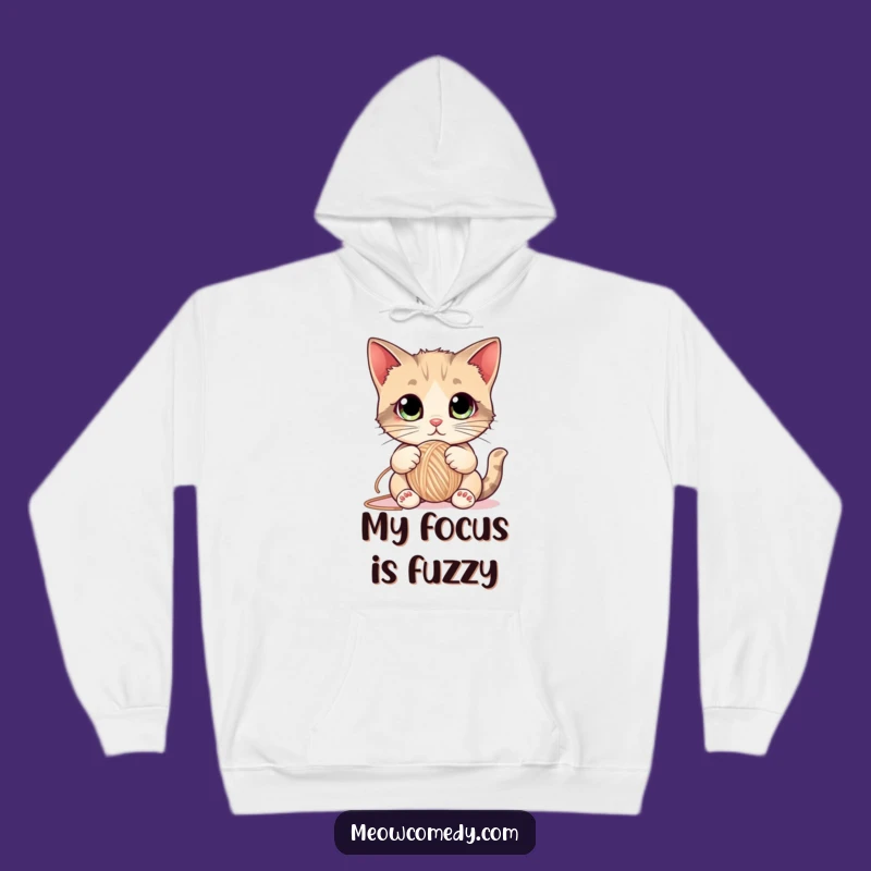 Cozy Funny Cat Yarn Hoodie - Warm Kitten Big Eyes Sweater for Cat Lovers