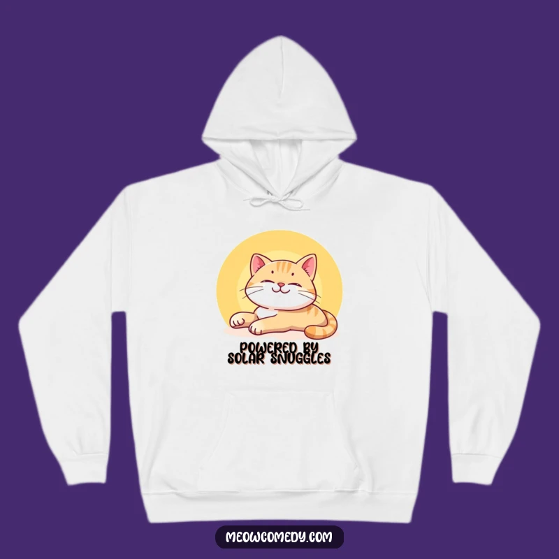 Cozy Funny Smiling Cat Hoodie - Warm Lazy Stretch Sweater for Cat Lovers
