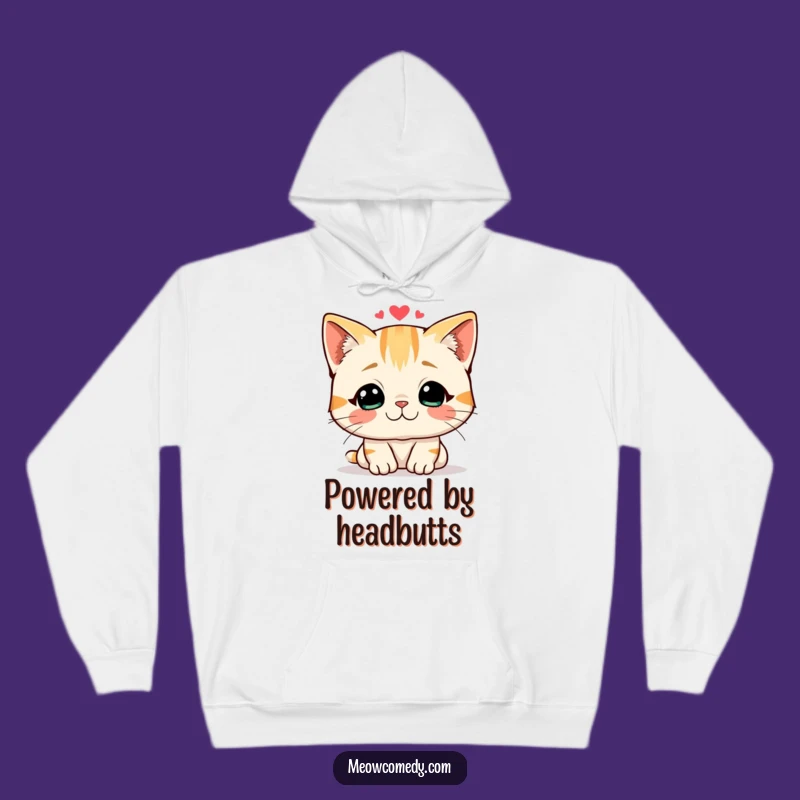 Funny Cat Headbutt Hoodie: Cozy Comfort and Affection