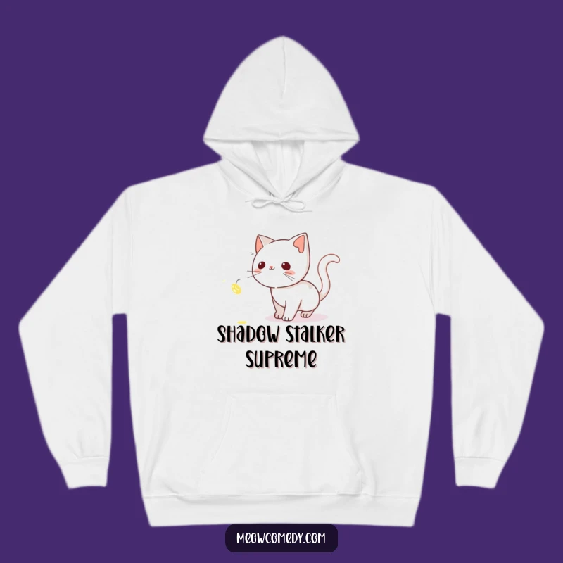 Funny Curious Cat Hoodie: Cozy Firefly Hunter - Warm Gift