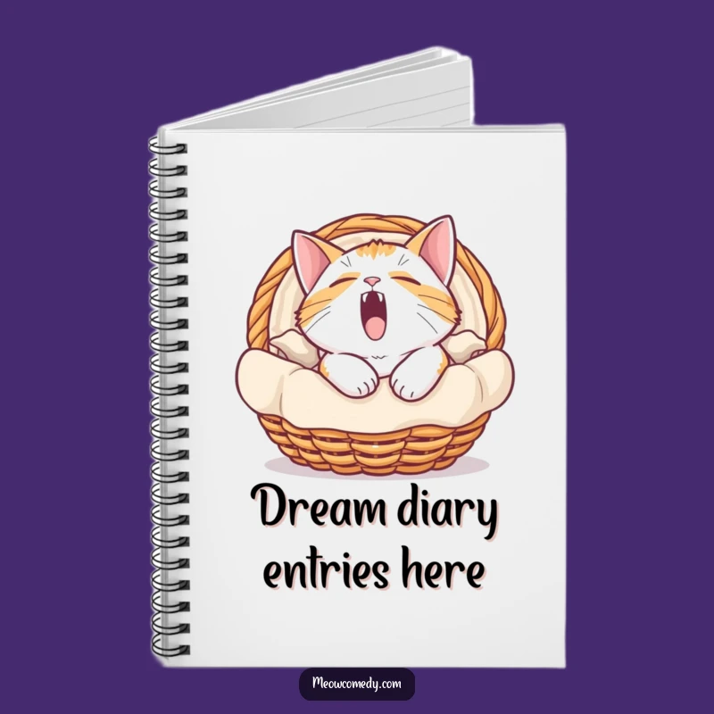 Funny Sleepy Cat Notebook: Jot Down Ideas with Cozy Humor