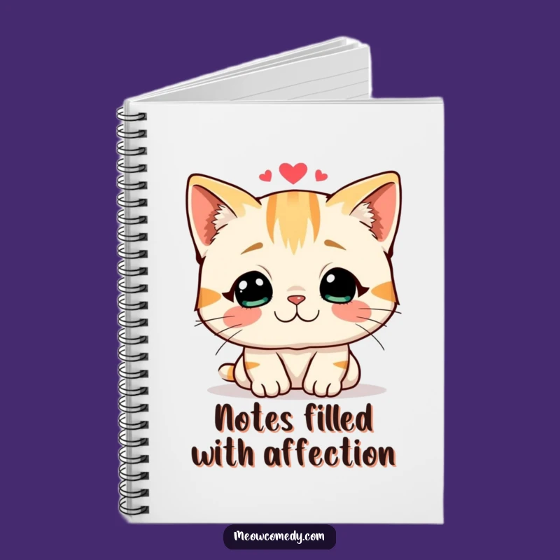 Funny Cat Headbutt Notebook: Jot Down Loving Thoughts