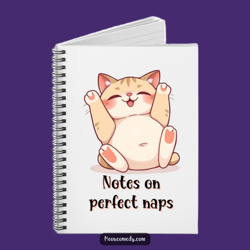 Funny Cat Notebook: Happy Sighing Kitty - Journal Gift!
