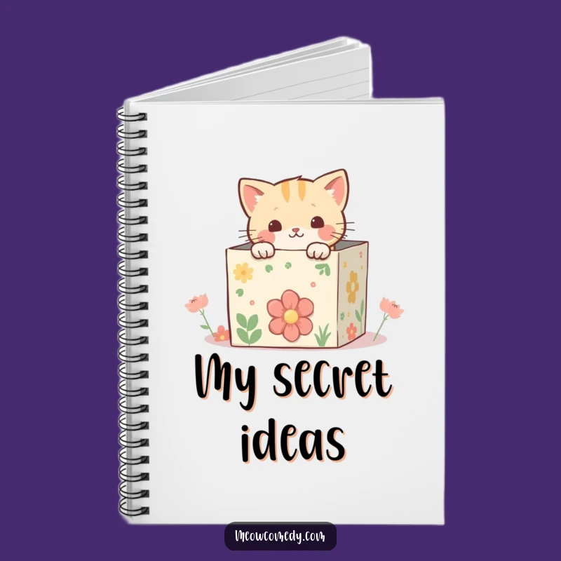 Funny Kawaii Cat Box Notebook: Whimsical Notes, Fun Gift