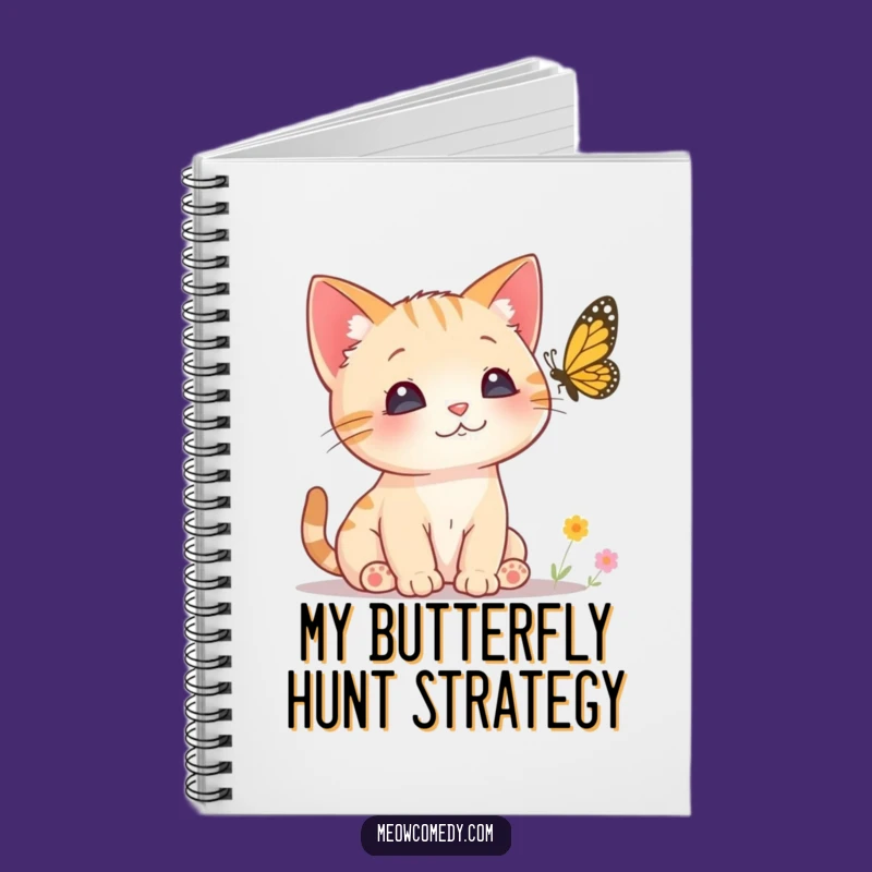 Funny Curious Cat Notebook - Journal for Perked Ears Kitten Ideas