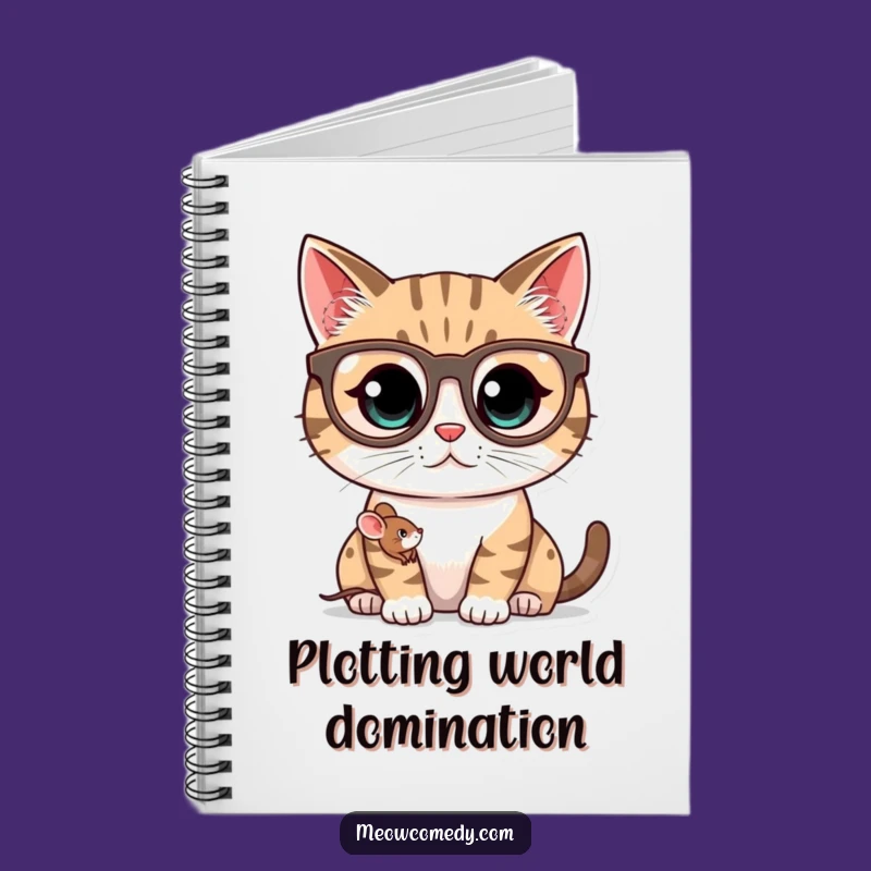 Funny Kawaii Cat Spectacles Notebook: Creative Journal for Cat Fans Gift