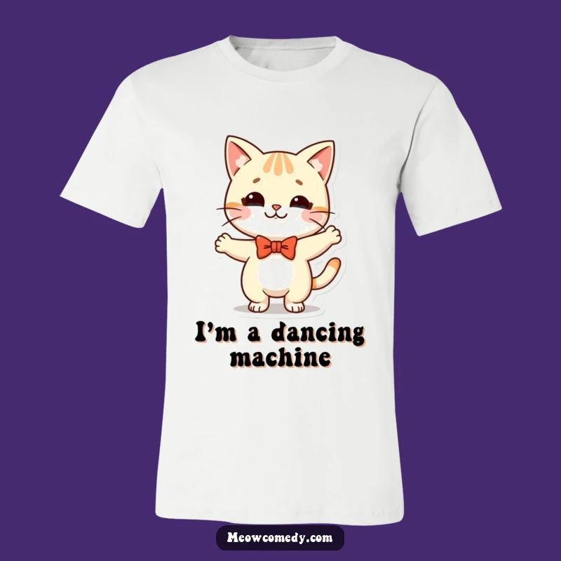 Funny Kawaii Cat Dance T-Shirt: Show Off Your Moves
